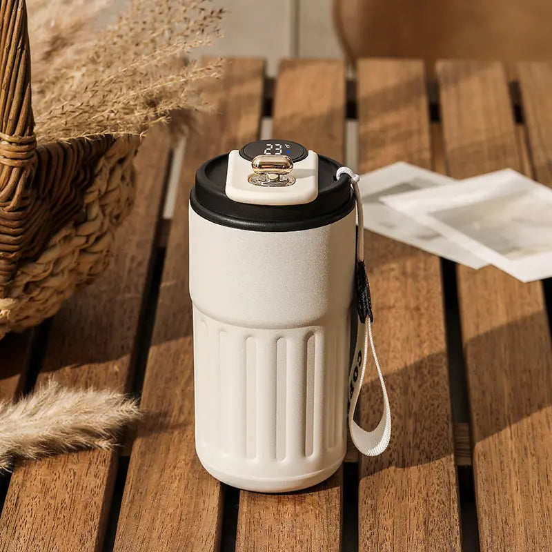 Smart Thermal Bottle – Portable Coffee & Water Mug, Stainless Steel, Insulated Vacuum Cup