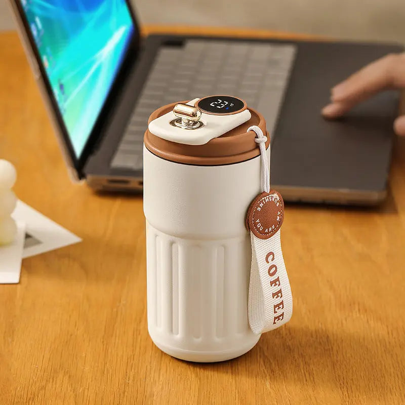 Smart Thermal Bottle – Portable Coffee & Water Mug, Stainless Steel, Insulated Vacuum Cup