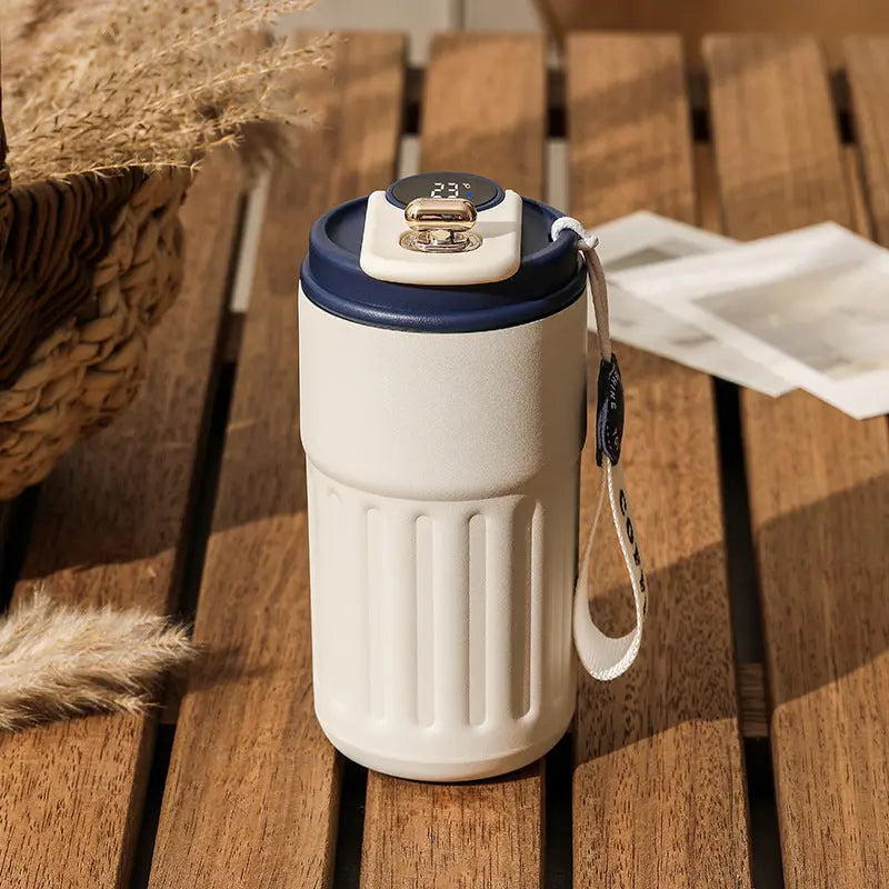 Smart Thermal Bottle – Portable Coffee & Water Mug, Stainless Steel, Insulated Vacuum Cup