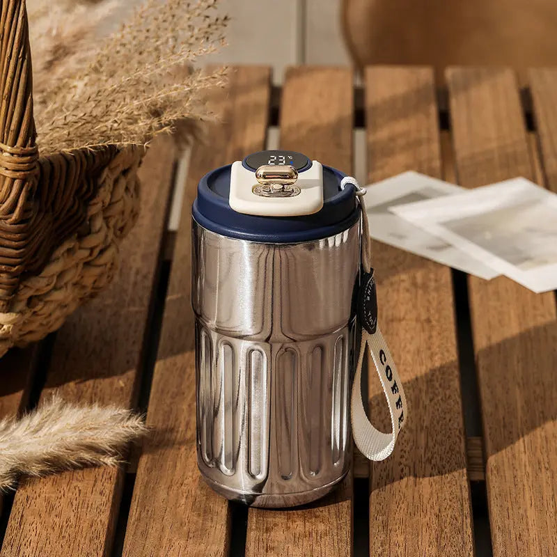 Smart Thermal Bottle – Portable Coffee & Water Mug, Stainless Steel, Insulated Vacuum Cup